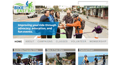 Desktop Screenshot of bikeeastbay.org